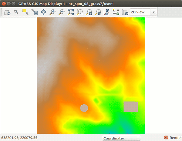 Raster digitizer example step 4